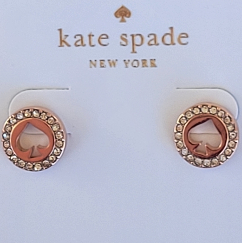 Kate Spade Spot The Spade Earrings NWOT